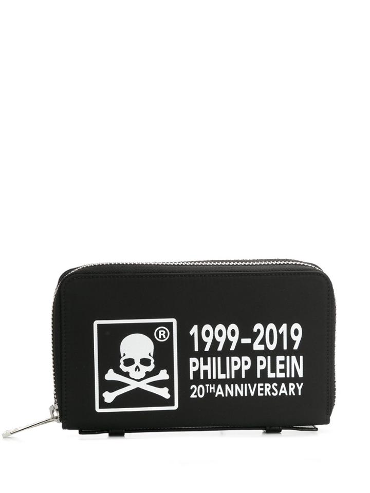 Philipp Plein Logo Skull Print Bag - Black