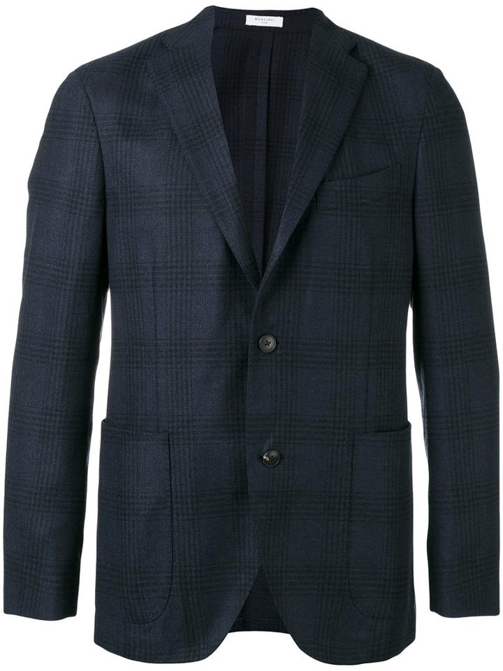 Boglioli - Checked Blazer - Men - Cotton/polyamide/acetate/virgin Wool - 50, Blue, Cotton/polyamide/acetate/virgin Wool