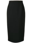 Nº21 Panelled Structure Pencil Skirt - Black