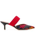 Malone Souliers Maisie Polka-dot Mules - Red