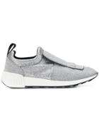 Sergio Rossi Slip-on Sneakers - Metallic