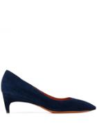 Santoni Pointed Pumps - Blue