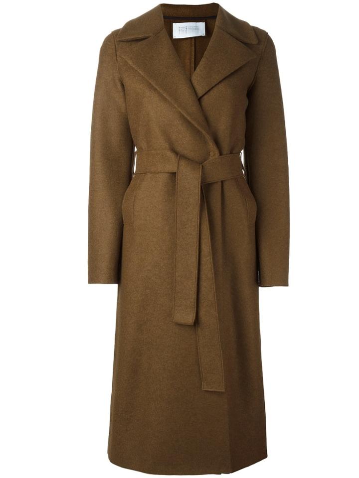 Harris Wharf London Belted Coat - Brown