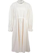 Renli Su Halter Embroidered Dress - White