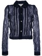 Comme Des Garçons Pre-owned Flock Boiled Robe De Chambre Shirt - Blue
