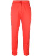 Etro Slim-fit Trousers, Women's, Size: 44, Pink/purple, Spandex/elastane/cotton
