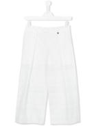 Lapin House - Teen Cropped Eyelet Lace Trousers - Kids - Cotton - 14 Yrs, Girl's, White