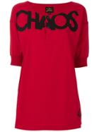 Vivienne Westwood Anglomania Printed Henley T-shirt - Red