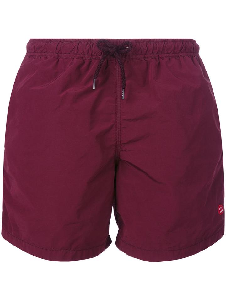 Aspesi - Swim Shorts - Men - Polyester/polyimide - M, Pink/purple, Polyester/polyimide