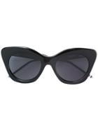 Thom Browne Oversized Sunglasses, Women's, Size: 52, Black, Acetate