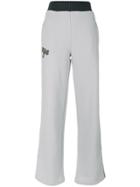 Jo No Fui Beaded Detail Track Pants - Grey