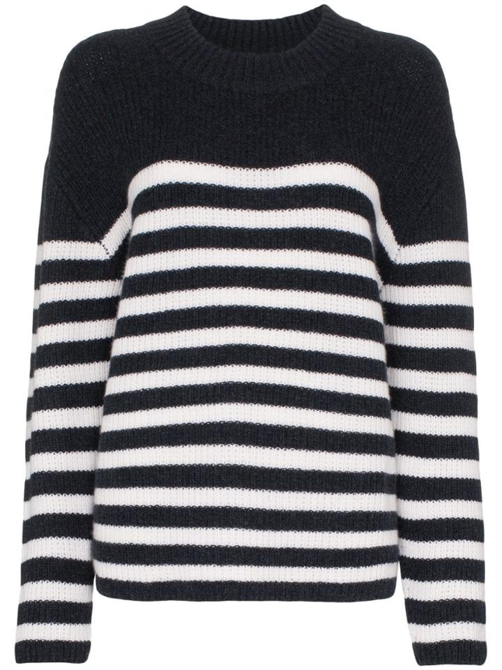 Le Kasha Etretate Knitted Cashmere Jumper - Blue