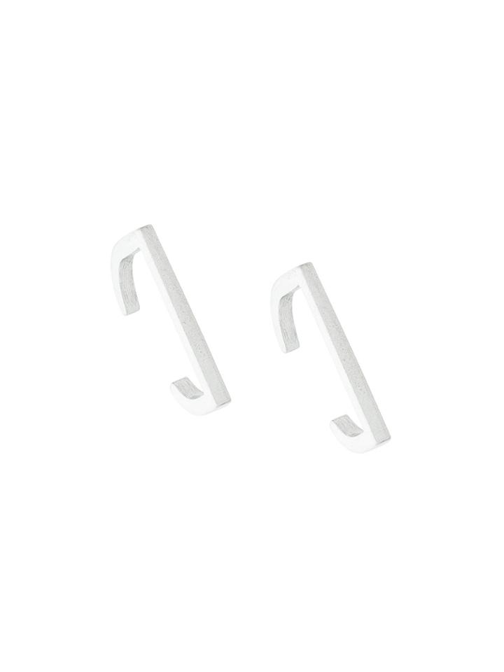 The Boyscouts Rivet Cuff Earrings - Metallic