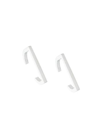 The Boyscouts Rivet Cuff Earrings - Metallic