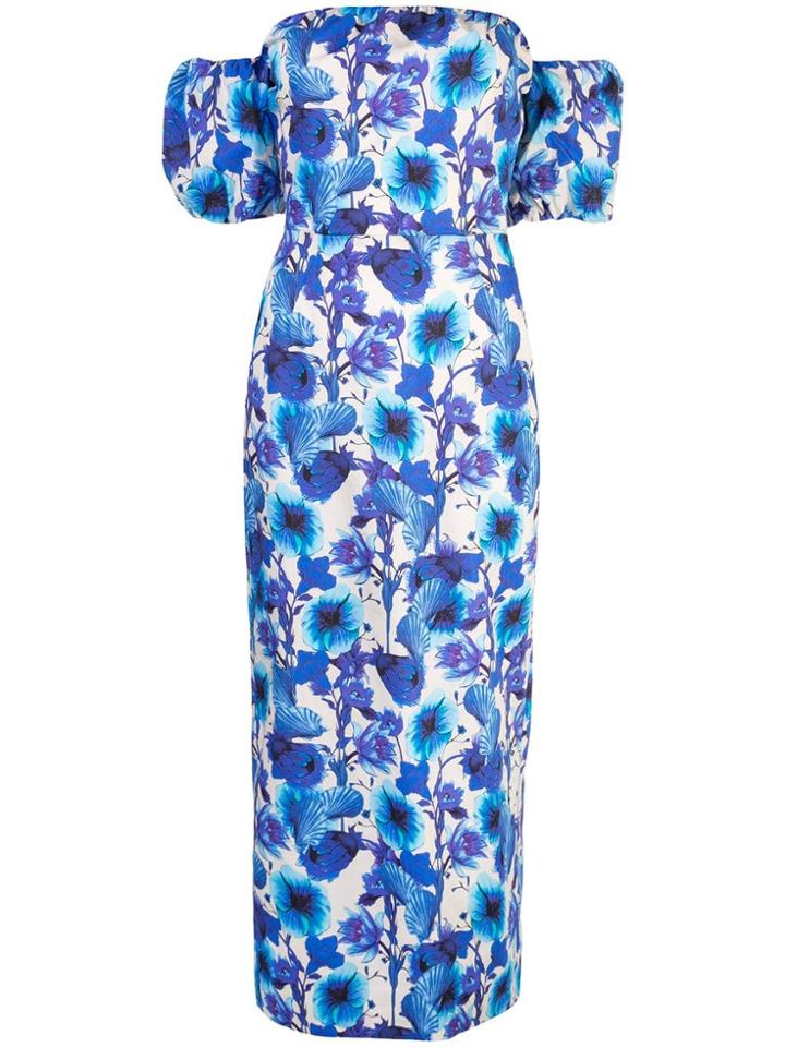 Borgo De Nor Floral Day Dress - Blue
