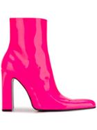 Balenciaga 110 Round Booties - Pink