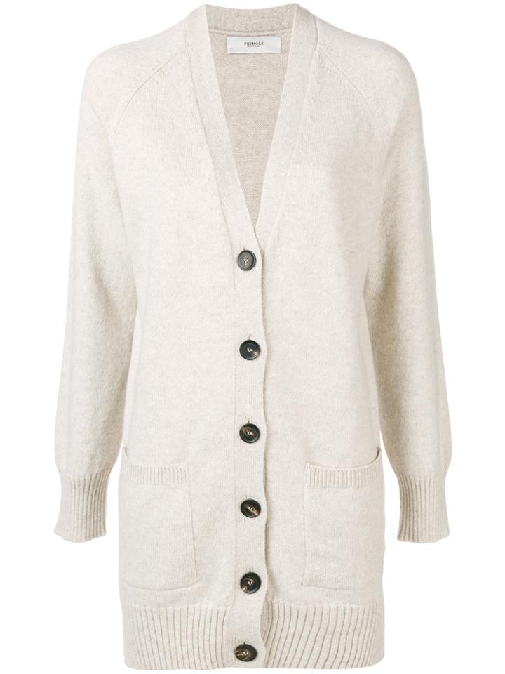Pringle Of Scotland Cashmere Buttoned Cardigan - Nude & Neutrals