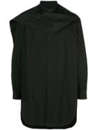 Yohji Yamamoto Shoulder Stole Shirt - Black