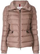 Moncler Spread Collar Padded Jacket - Brown