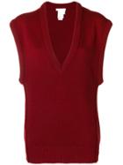 Chloé Longline Sweater Vest - Red