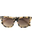 Stella Mccartney Eyewear Square Frame Sunglasses - Nude & Neutrals