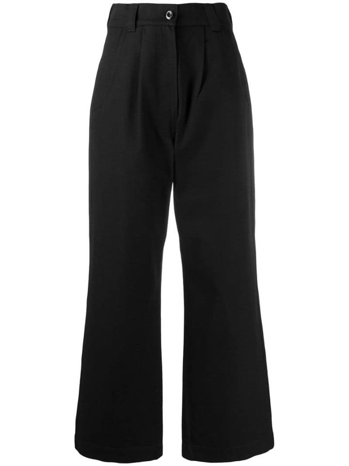 Margaret Howell Wide Leg Trousers - Black