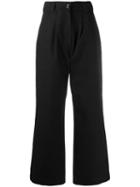 Margaret Howell Wide Leg Trousers - Black
