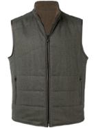 Corneliani Zipped Gilet - Green