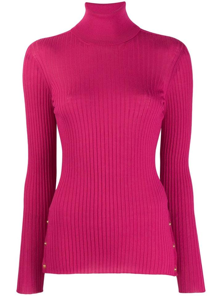 Versace Roll-neck Jumper - Pink