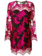 Just Cavalli Lace Dress - Pink & Purple