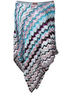 M Missoni Asymmetric Poncho, Women's, Polyester/viscose
