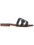 Sam Edelman Bay Double E Sandals - Black