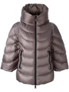 Moncler 'akylina' Padded Jacket, Women's, Size: 2, Brown, Feather Down/polyamide