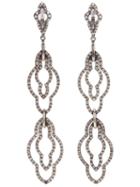 Loree Rodkin Black Gold Drop Diamond Earrings