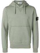 Stone Island Long Sleeve Hoodie - Green