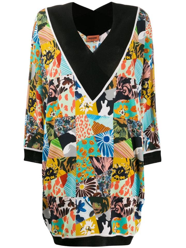 Missoni All-over Print Dress - Black
