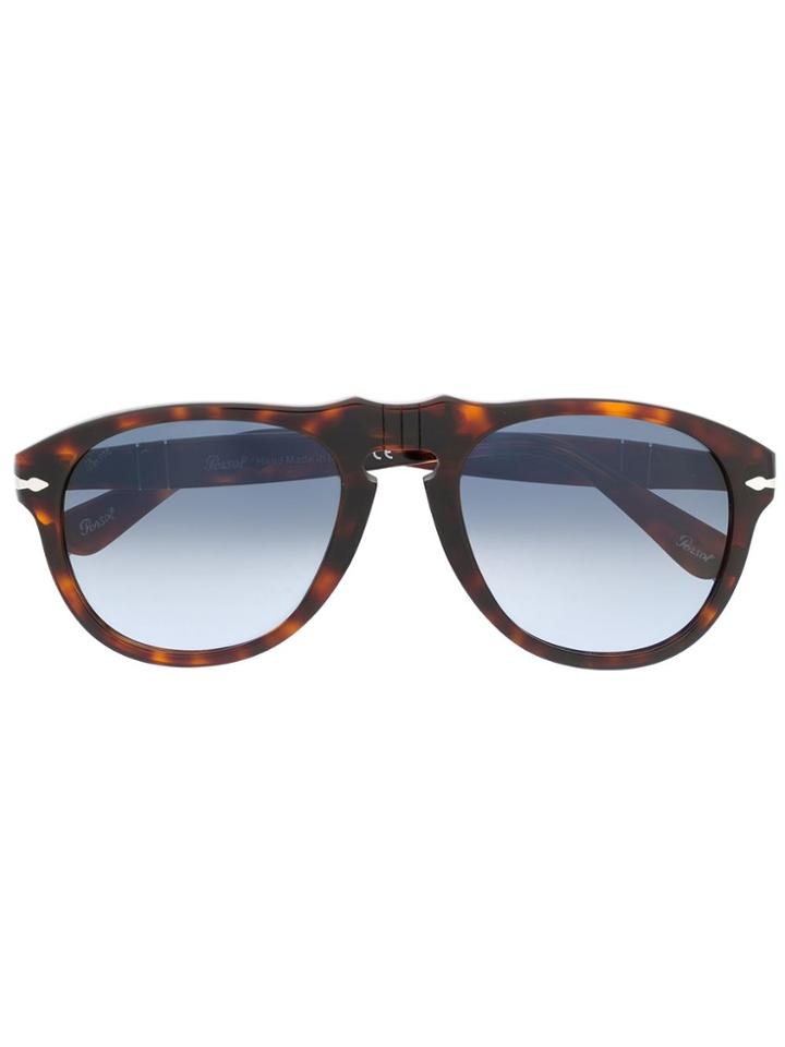 Persol Aviator Shaped Sunglasses - Brown