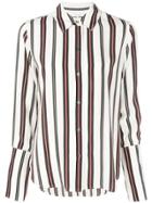 Frame Striped Shirt - White