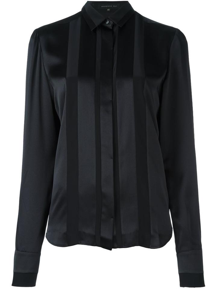 Barbara Bui Pleated Panel Longsleeved Shirt