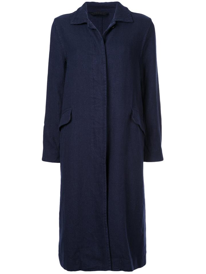Casey Casey Long Coat - Blue
