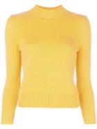 Co Funnel Neck Jumper - Yellow