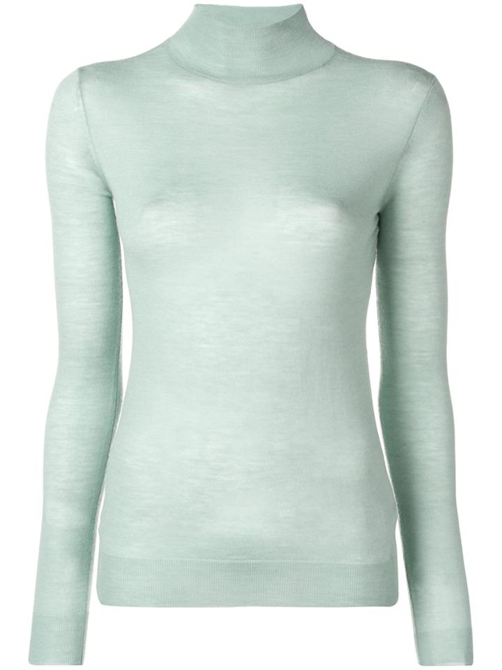 Joseph High Neck Sweater - Green