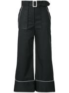 Manning Cartell Belted High Waist Culottes - Black