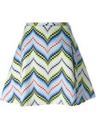 Kenzo Chevron Skirt, Women's, Size: S, Cotton/spandex/elastane