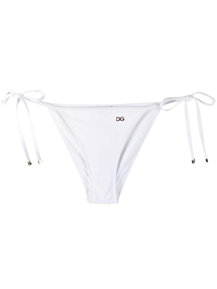 Dolce & Gabbana Tanga Bikini Bottoms - White