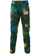 G-star Floral Print Trousers, Men's, Size: 31, Cotton/polyester