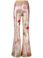 Amuse Umbrella Flare Trousers - Gold