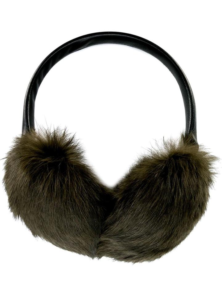 Yves Salomon Ear Muffs - Green