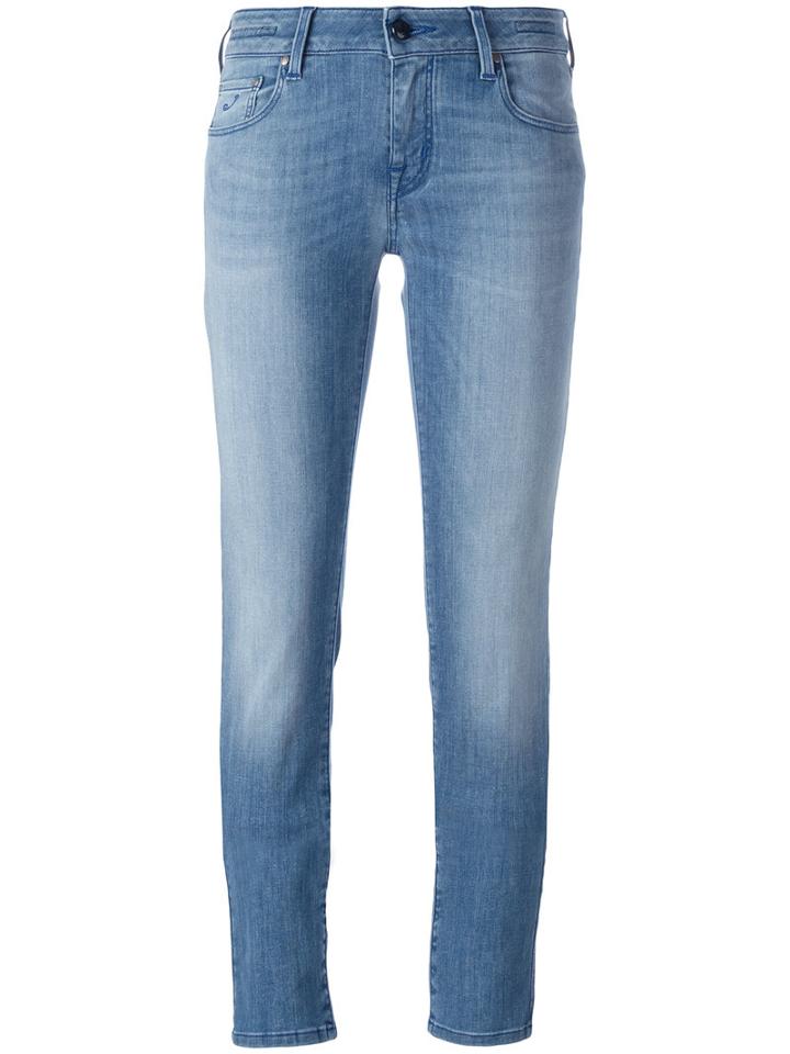 Jacob Cohen Straight-leg Jeans, Women's, Size: 29, Blue, Cotton/polyester/spandex/elastane/lyocell