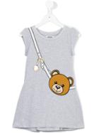 Moschino Kids Teddy Bear Dress, Girl's, Size: 8 Yrs, Grey